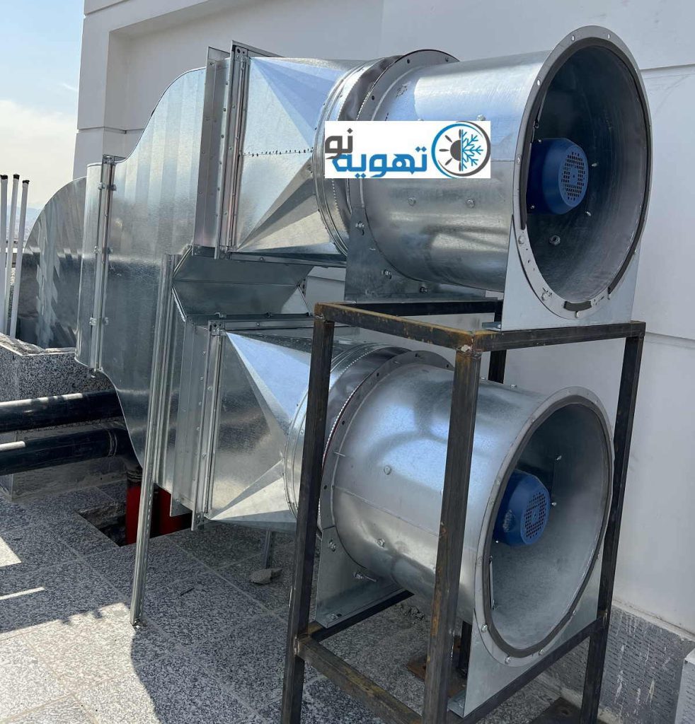 اجزای تشکیل دهنده اگزاست فن صنعتی