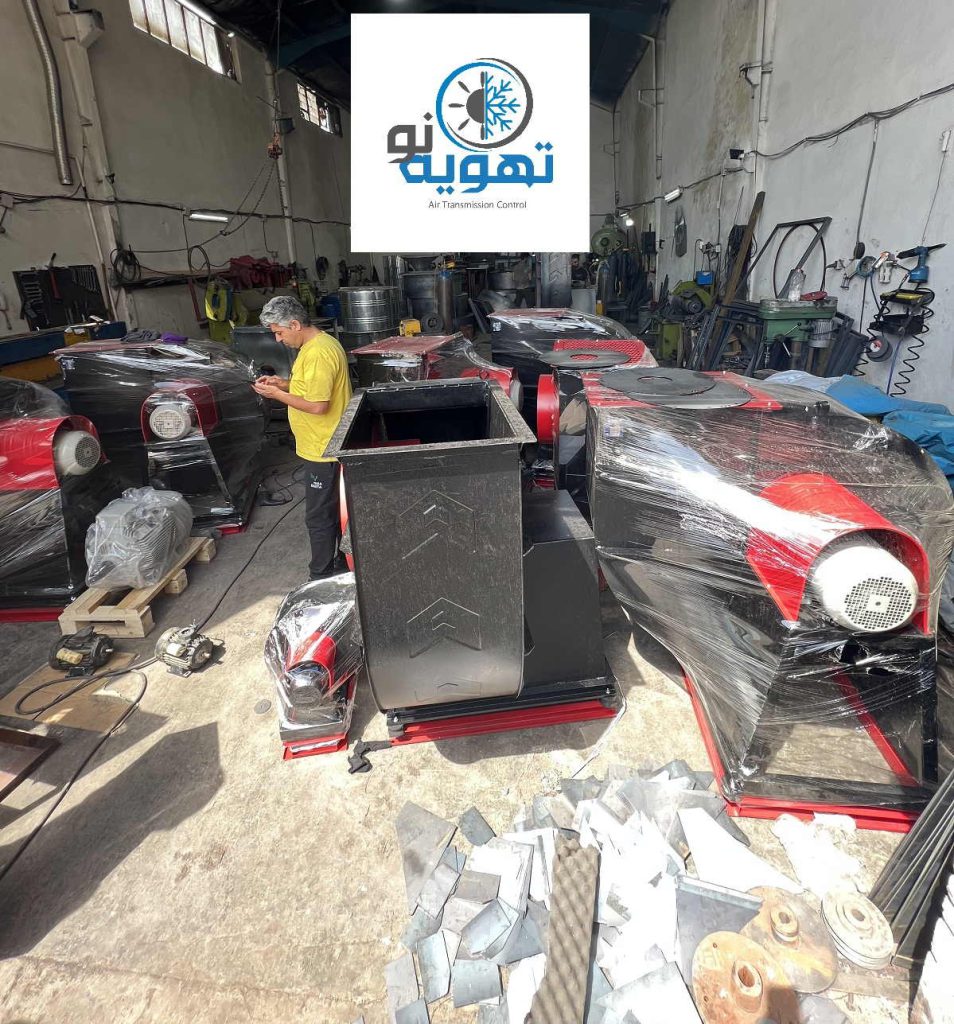 ساخت اگزاست فن صنعتی